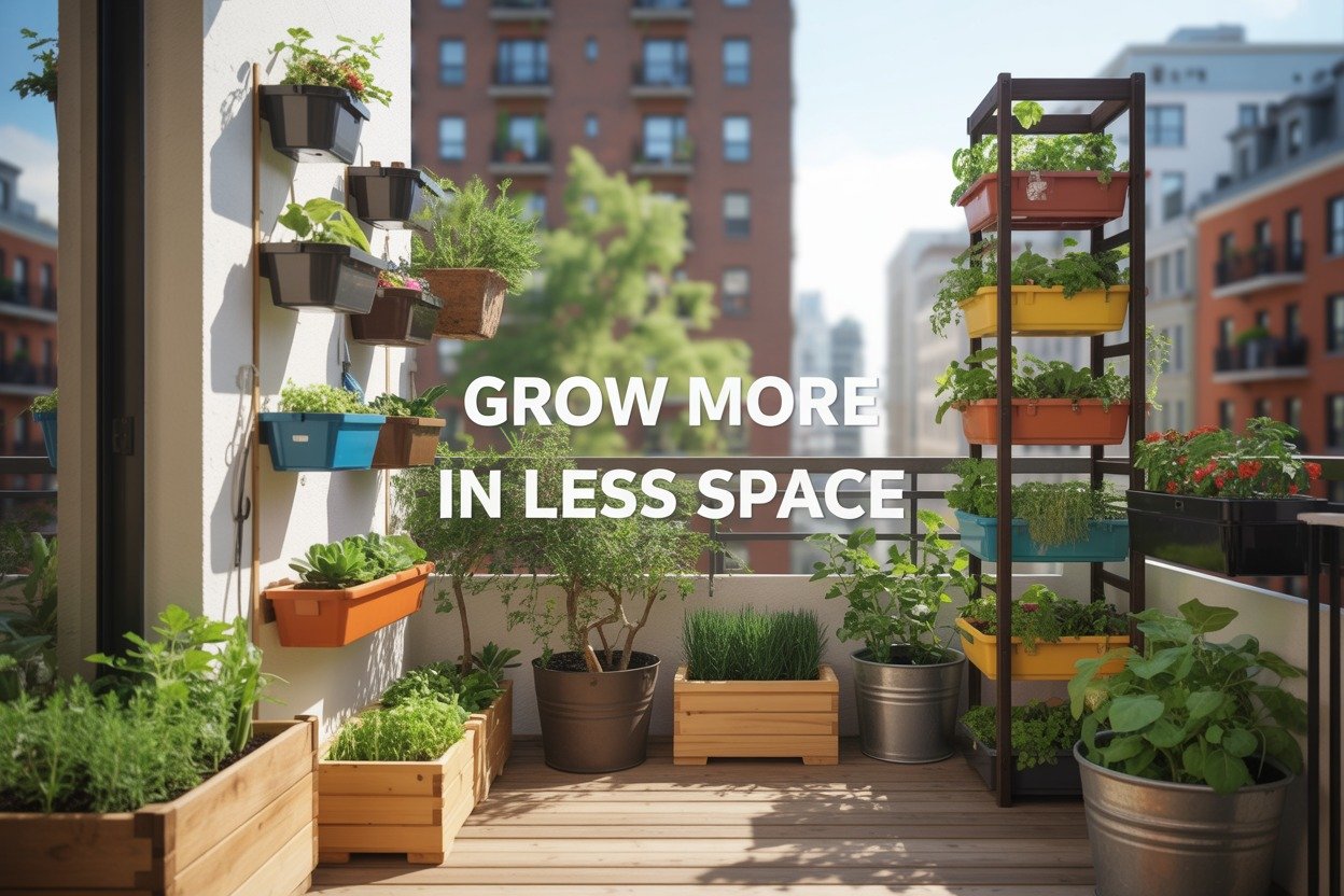 Vertical & Small-Space Gardening: Creative Ideas to Grow More in Less Space