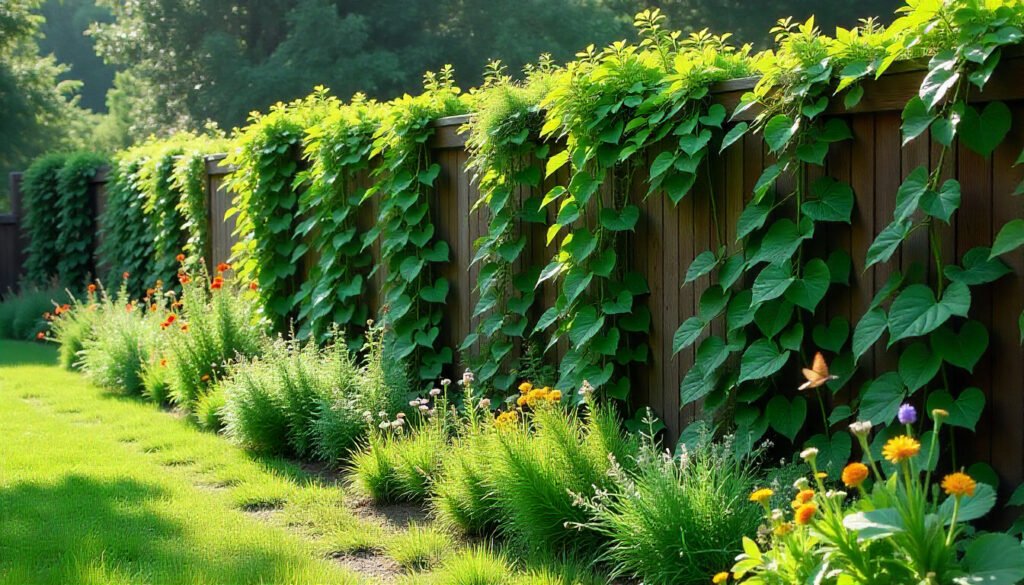 
living fence ideas, edible living fence, edible privacy screen plants, living fence plants for wildlife, sustainable garden fencing, edible hedge design, organic garden fencing