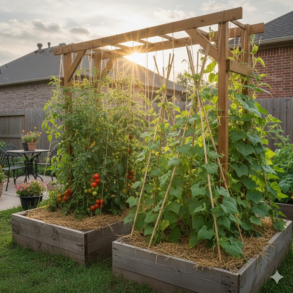 Vertical Gardening Made Easy: 9 Best Vegetables That Grow Upwards for Small Spaces