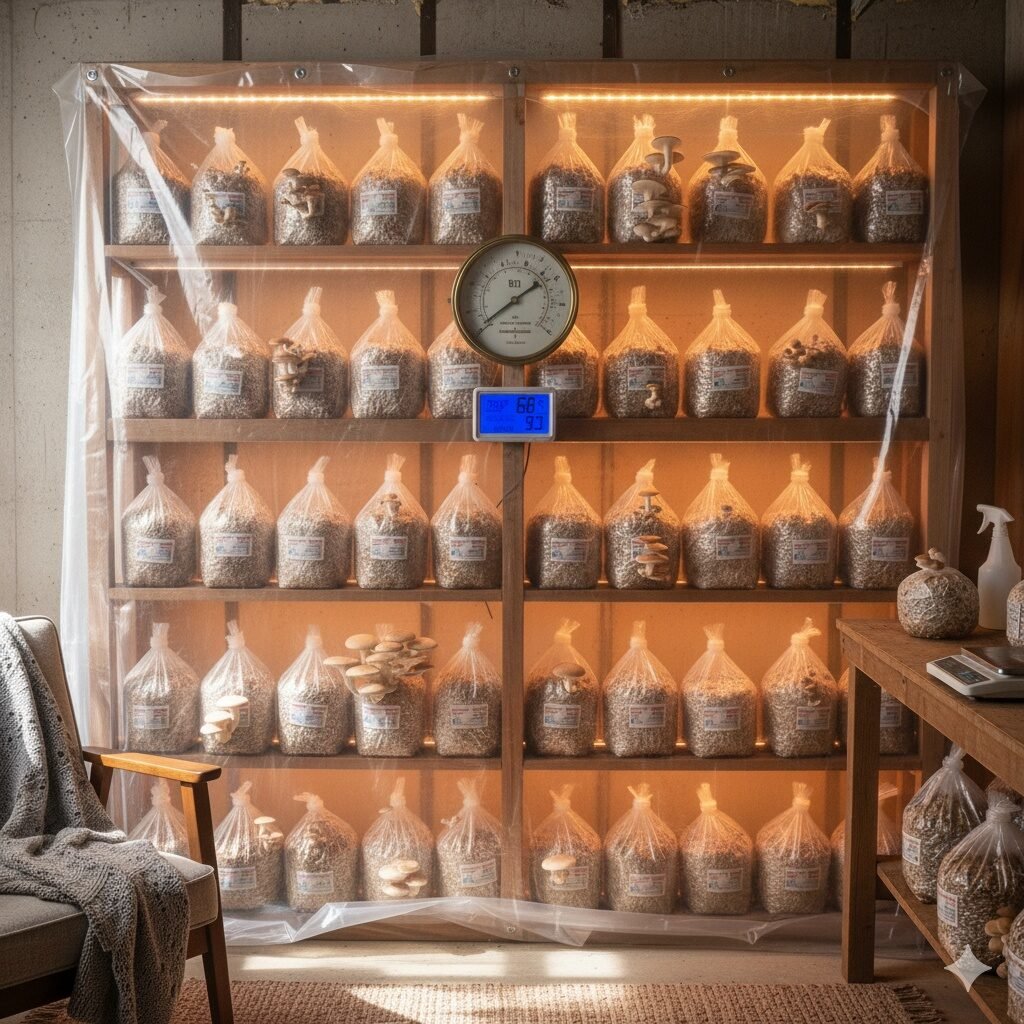 How to Grow Mushrooms at Home (U.S. Edition 2025): 6 Easy Steps to Indoor Farming for Fresh, Organic Harvests