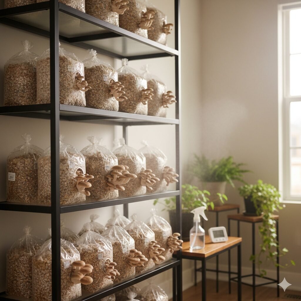 How to Grow Mushrooms at Home (U.S. Edition 2025): 6 Easy Steps to Indoor Farming for Fresh, Organic Harvests