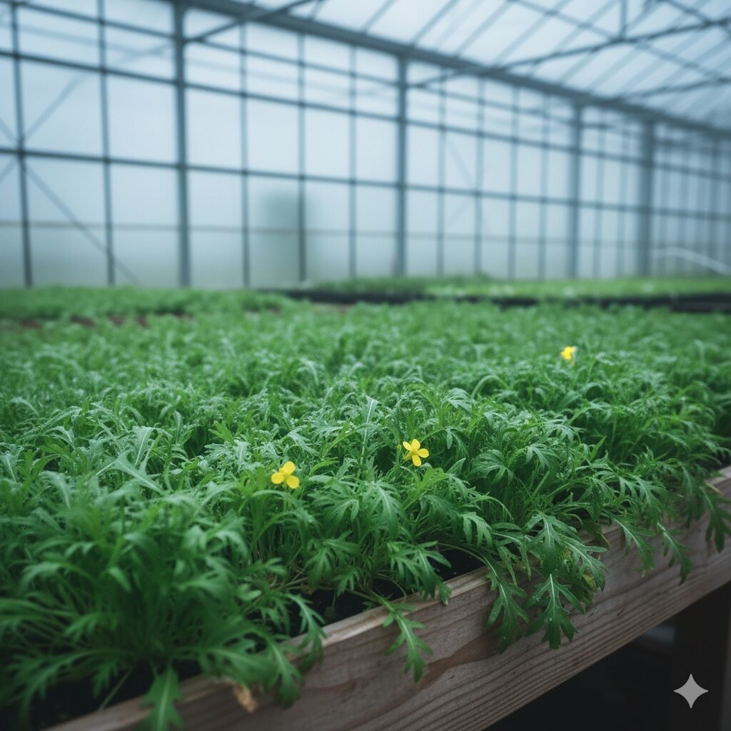 What to Grow in the Greenhouse in January