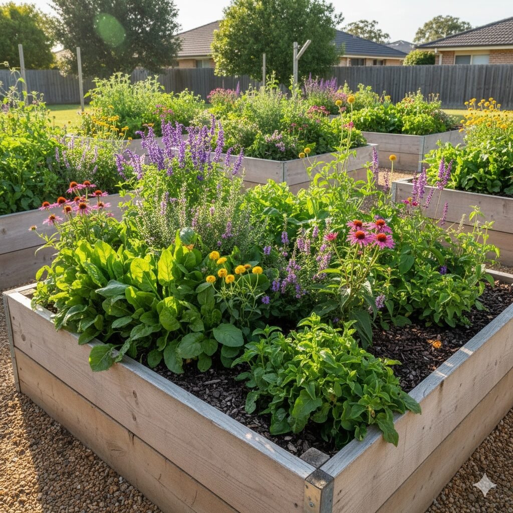 Edible landscaping

Edible garden design

Sustainable gardening

Productive garden ideas

Garden landscaping with food