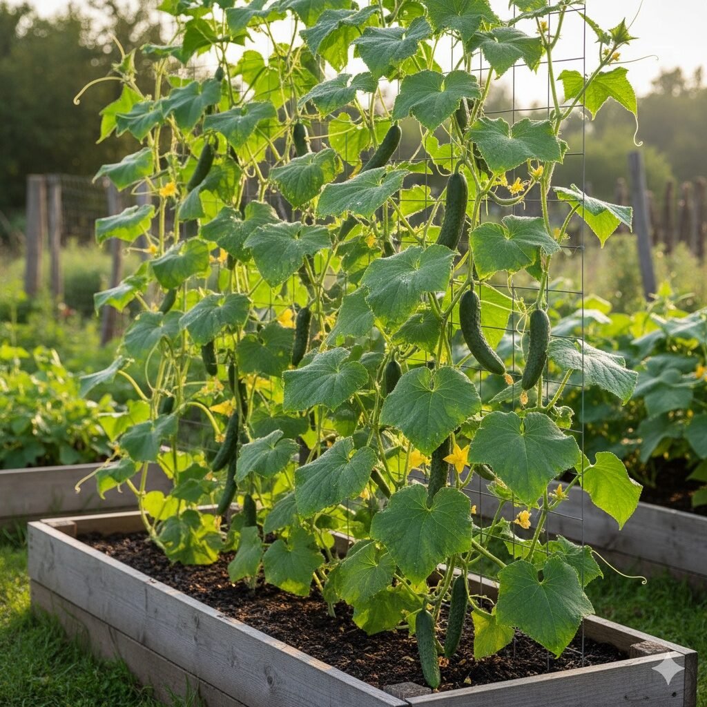 Vertical Gardening Made Easy: 9 Best Vegetables That Grow Upwards for Small Spaces;