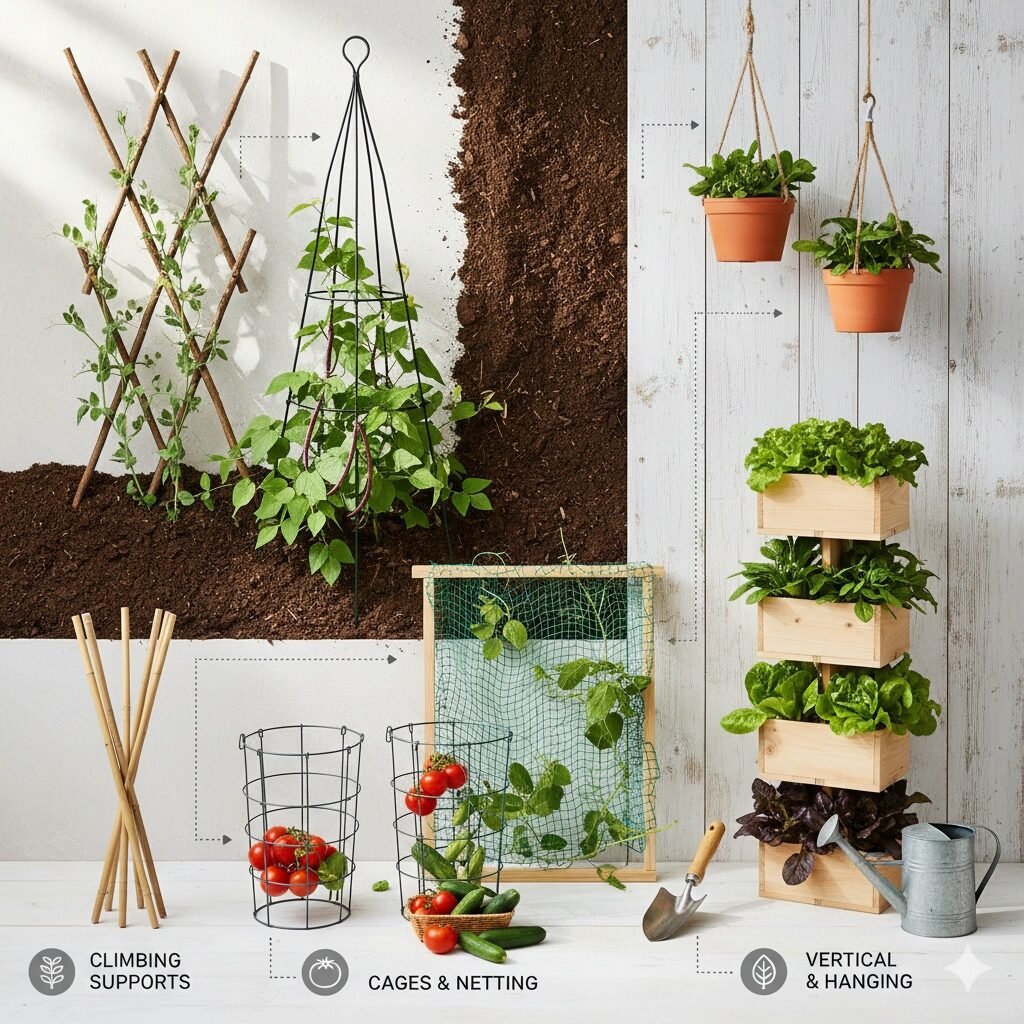 Vertical Gardening Made Easy: 9 Best Vegetables That Grow Upwards for Small Spaces