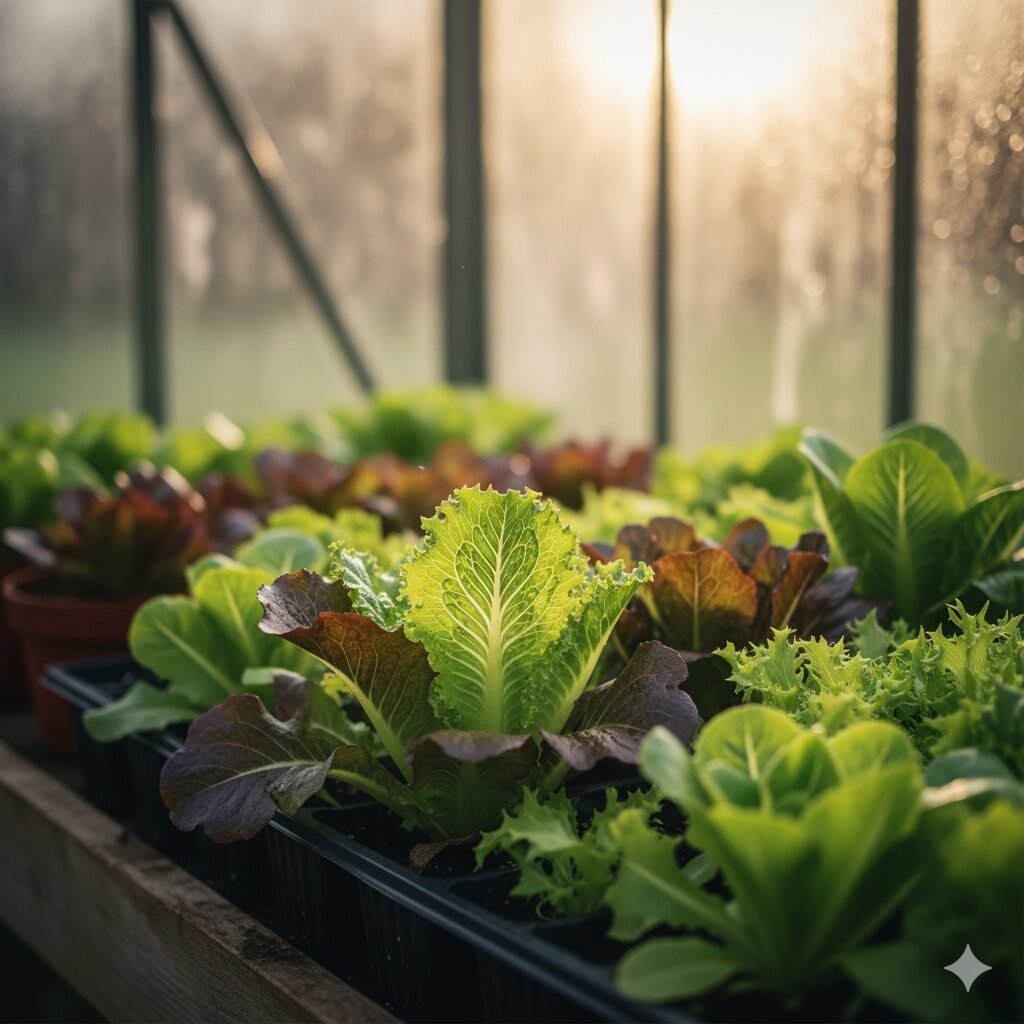 What to Grow in the Greenhouse in January