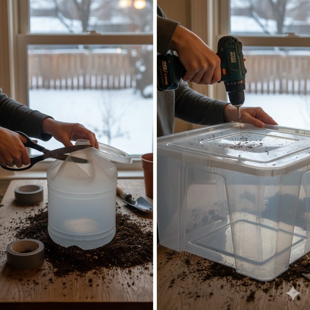 Milk Jugs vs Plastic Totes: Which Container Works Best for Winter Sowing?