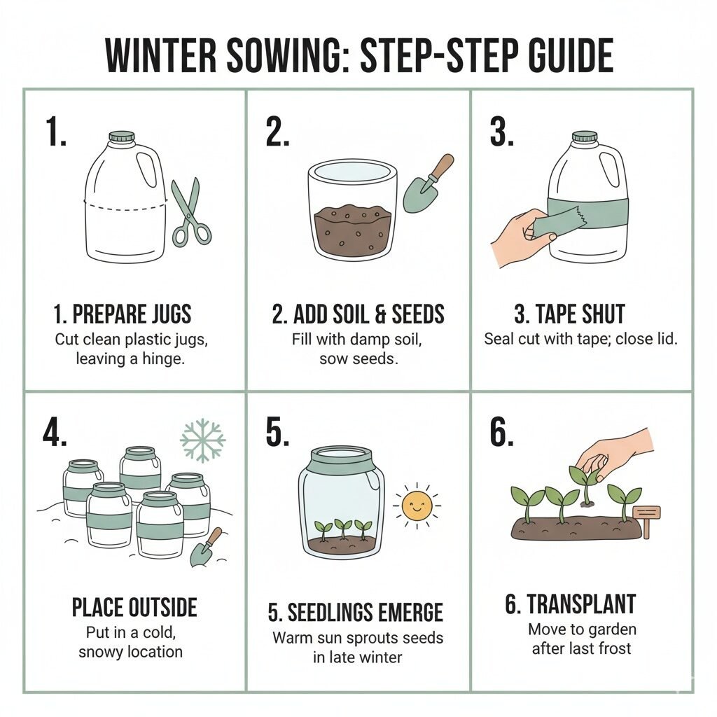 The Best Vegetables for Winter Sowing (Beginner-Friendly List for Zones 3–10)