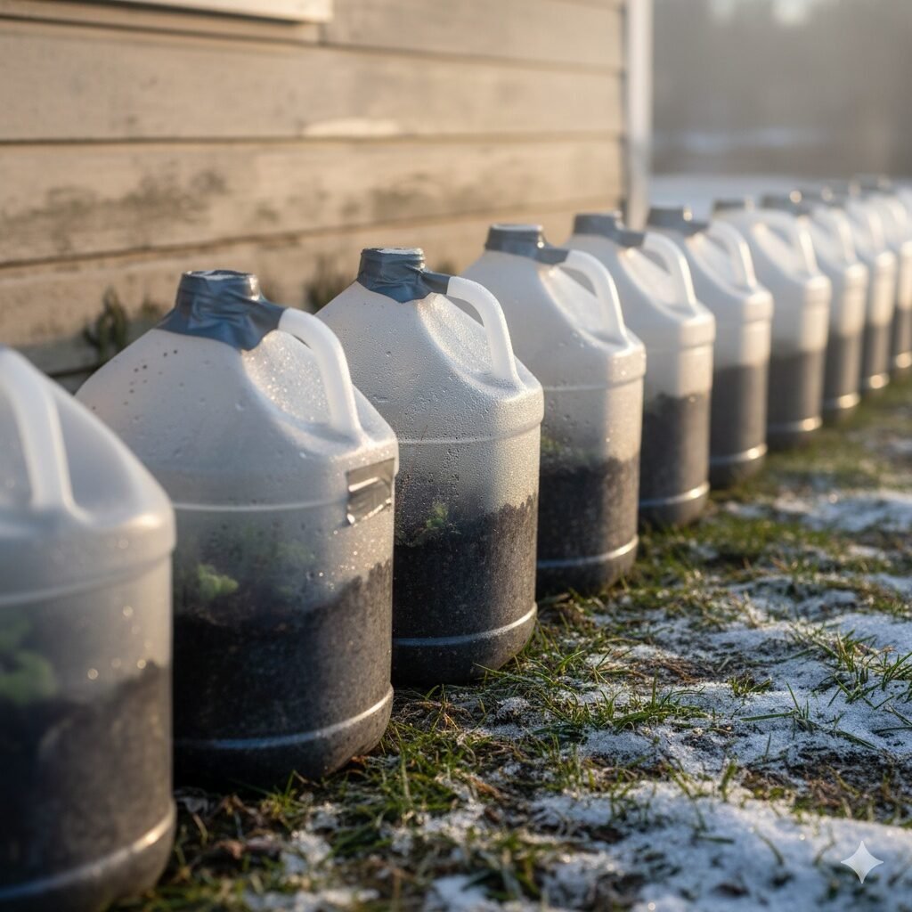 winter sowing winter sowing milk jugs cold stratification seeds how to winter sow vegetables grow spring veggies outdoors seed starting without grow lights upcycled container gardening milk jug greenhouse winter sowing technique hardy vegetable seeds winter sowing recycled container seed starting winter seed starting outdoors zero-equipment seed sowing sustainable gardening winter