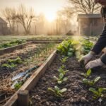 late-season edible crops winter gardening what to plant in November garlic mustard greens winter salad greens cold tolerant vegetables overwintering garden cold frame gardening fresh winter harvest Planting garlic in November winter garlic garlic growing tips overwinter garlic cold weather crops mustard greens winter planting cold hardy greens, fast growing vegetables in winter, mustard greens garden tips winter salad greens, spinach and kale planting, salad crops for cold weather, cold frame gardening, winter vegetable garden protecting winter vegetables, frost protection, mulching tips, cold frame ideas, overwintering garden harvesting winter greens, cooking with garlic greens, fresh winter salads, edible garden harvest winter gardening tips, year-round edible garden, seasonal gardening guide