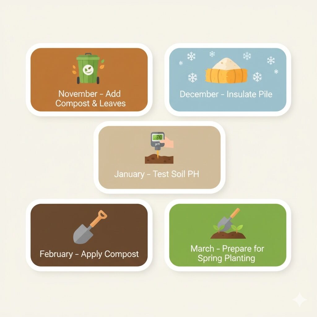 Composting and Soil Care Over the Winter Months: Feeding Your Garden for Spring Success