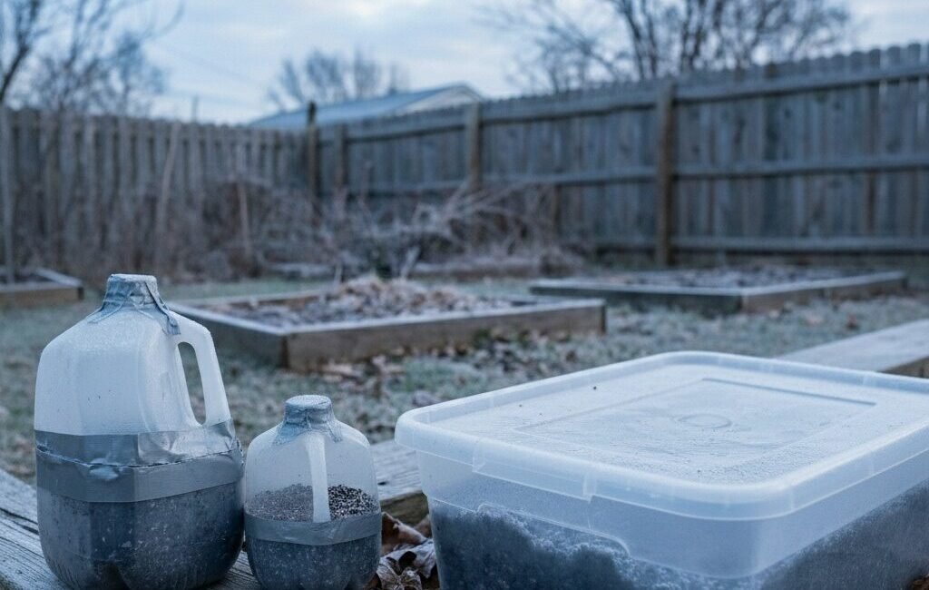 winter sowing containers milk jug winter sowing plastic tote winter sowing winter sowing setup best winter sowing container DIY winter sowing how to winter sow seeds winter sowing for beginners milk jugs vs totes for winter sowing winter sowing moisture winter sowing airflow winter sowing temperature outdoor seed germination cold stratification outdoors seed starting in winter mini greenhouse containers winter winter sowing tips winter sowing troubleshooting