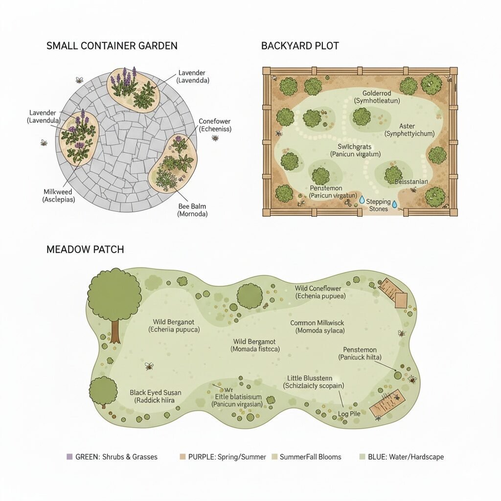 How to Design a Pollinator-Friendly Garden: Native Plants That Thrive in USA & Europe