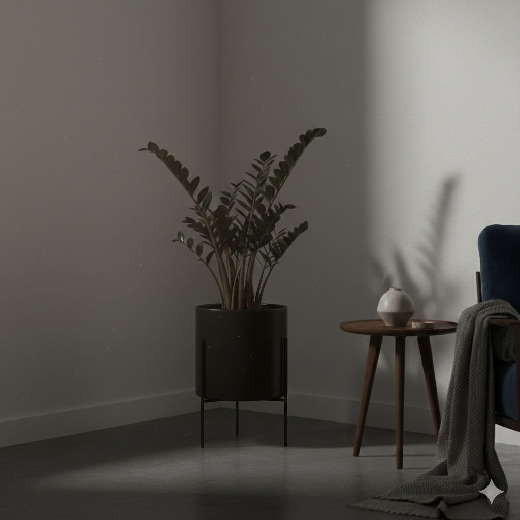 How to Style Dark & Moody Houseplants for a Modern Luxury Interior