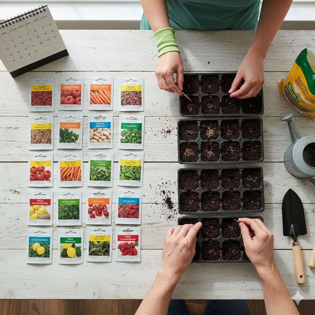 Top seeds for beginners Easy seeds to grow Beginner gardening seeds Best vegetable seeds for beginners Easy herb seeds for beginners Beginner-friendly fruit seeds Seeds for first-time;