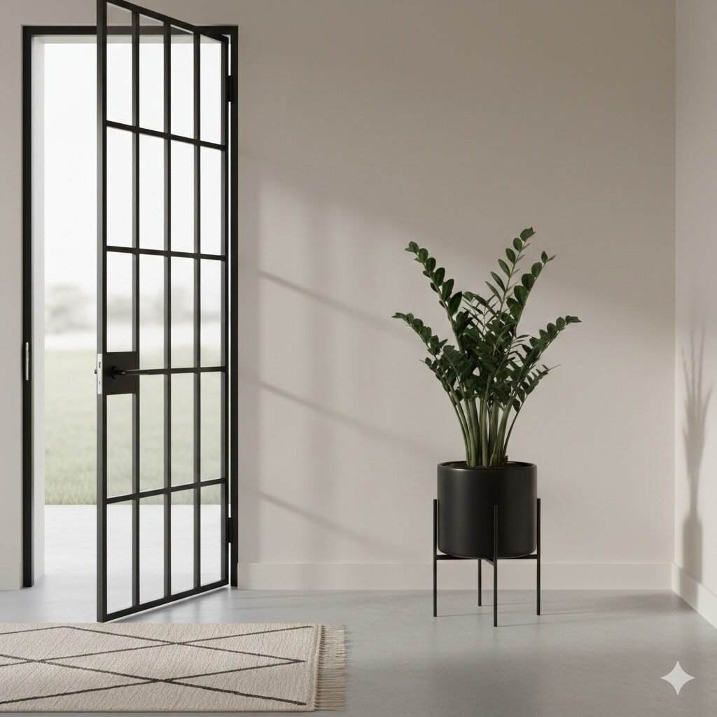 How to Style Dark & Moody Houseplants for a Modern Luxury Interior