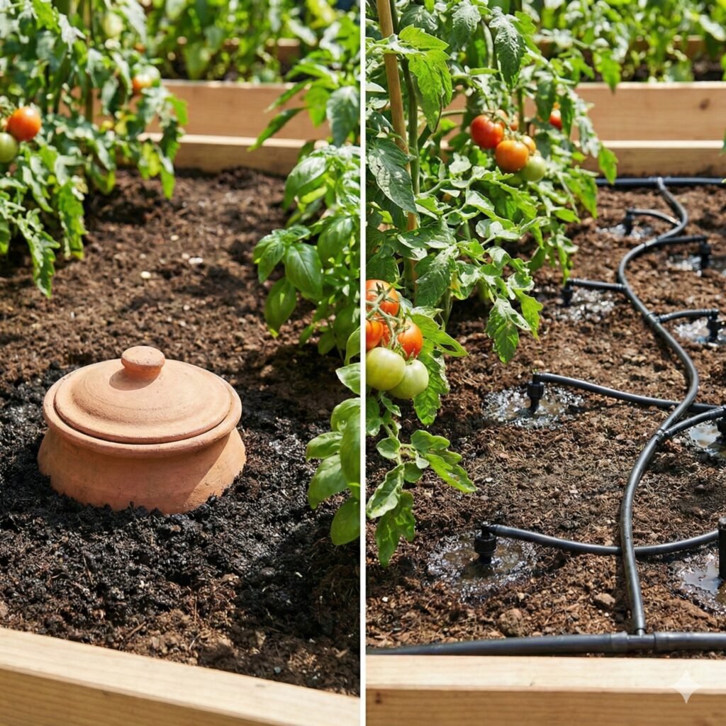 DIY Clay Pot Irrigation System