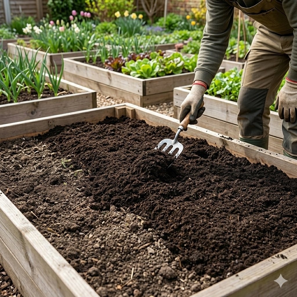 The Perfect Soil Mix for Raised Beds