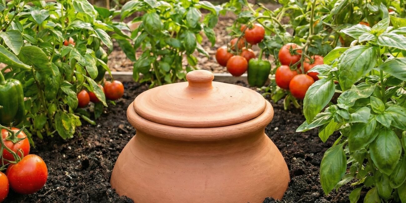 DIY Clay Pot Irrigation System Clay Pot Irrigation System Olla irrigation system Clay pot watering system Underground irrigation for garden Water-saving gardening methods Self-watering garden system Low-cost irrigation for raised beds How to use clay pots for watering plants How to build a DIY clay pot irrigation system Clay pot irrigation system for hot climates Olla irrigation system for raised beds Cheap underground watering system for garden Best clay pots for irrigation Clay pot irrigation for balcony garden Water-saving irrigation for small gardens How deep to bury clay pot irrigation DIY self-watering system under $10 Terracotta pot irrigation guide Terracotta pot watering Porous clay pot system Raised bed watering solution Garden irrigation without electricity Sustainable watering method Beginner-friendly irrigation setup Drought-resistant gardening tips Low maintenance garden watering