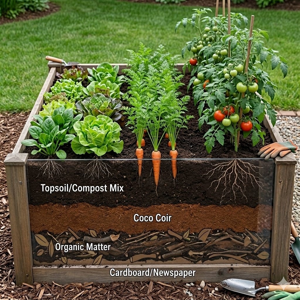 The Perfect Soil Mix for Raised Beds