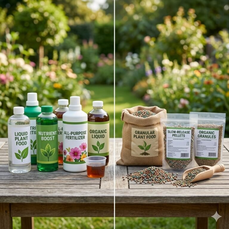 liquid vs solid fertilizer liquid vs granular fertilizer best fertilizer for vegetables liquid fertilizer benefits granular fertilizer advantages when to use liquid fertilizer slow release vs liquid fertilizer fertilizer for raised beds