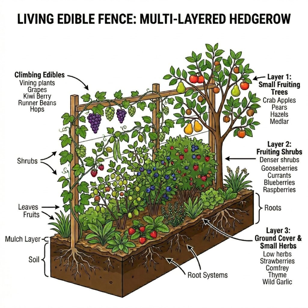 Top 15 Plants to Create a Living Edible Fence