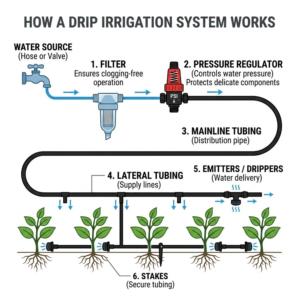 Drip Irrigation System: Complete Guide from Invention to Modern Smart Gardening