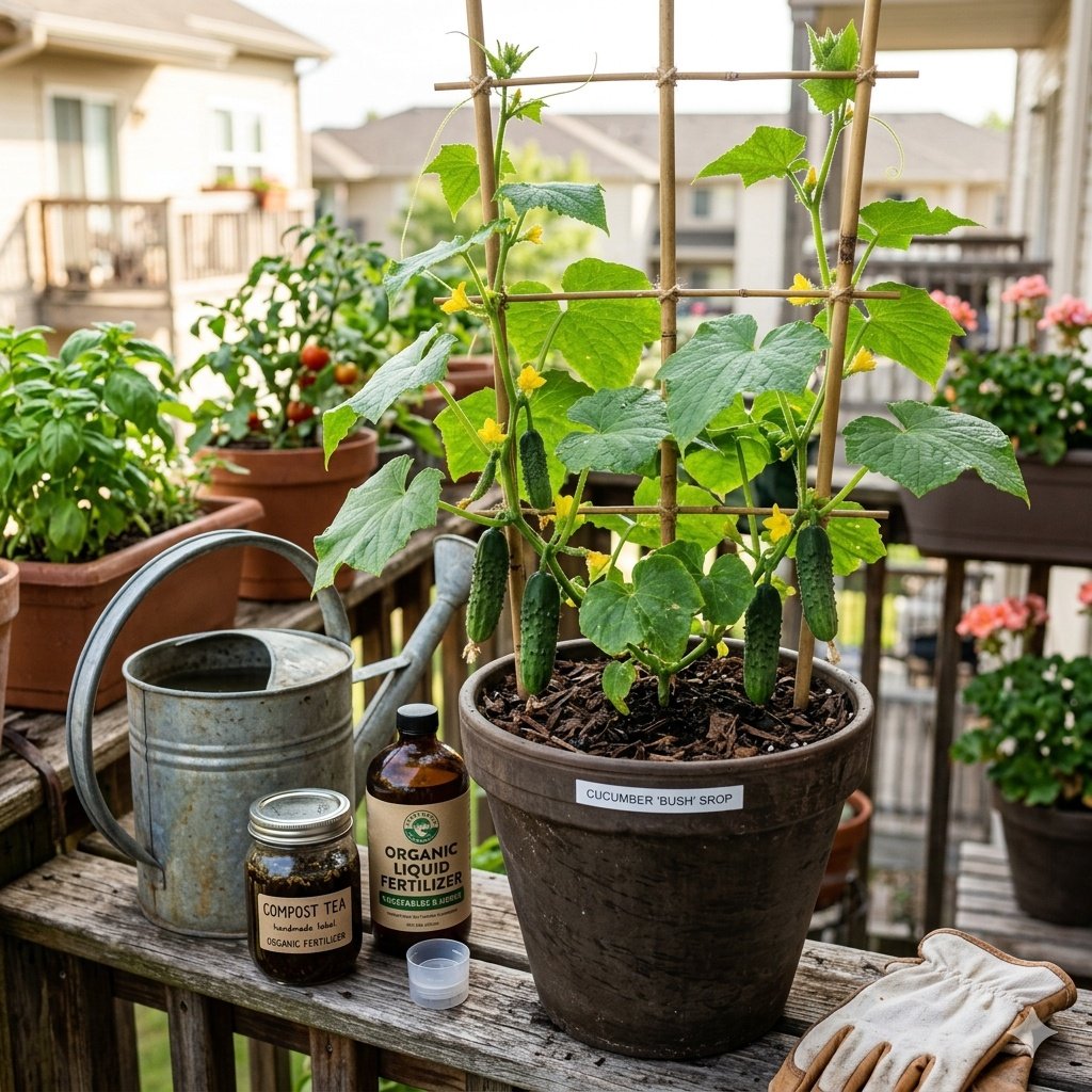10 Easy Ways to Grow Crispy Cucumbers on a Balcony Garden
