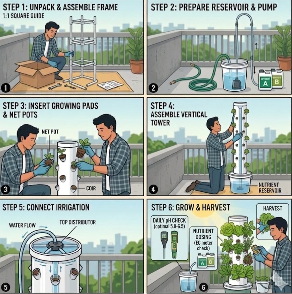 I Tried a Hydroponic Garden on My Balcony – Here’s What Happened (Honest Beginner Guide)