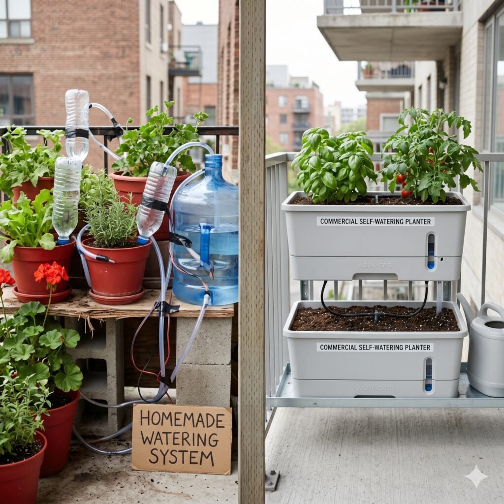 7 Best Self-Watering Systems for Balcony Vegetable Gardens (That Actually Work)