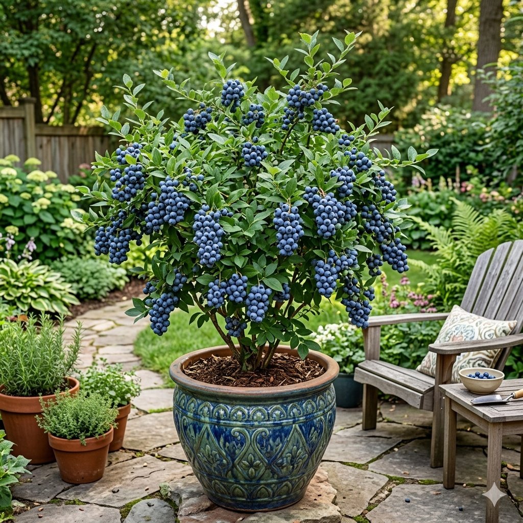 7 Best Blueberry Varieties for Pots and Small Gardens