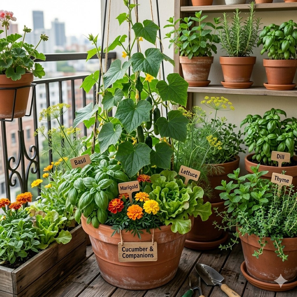 10 Easy Ways to Grow Crispy Cucumbers on a Balcony Garden