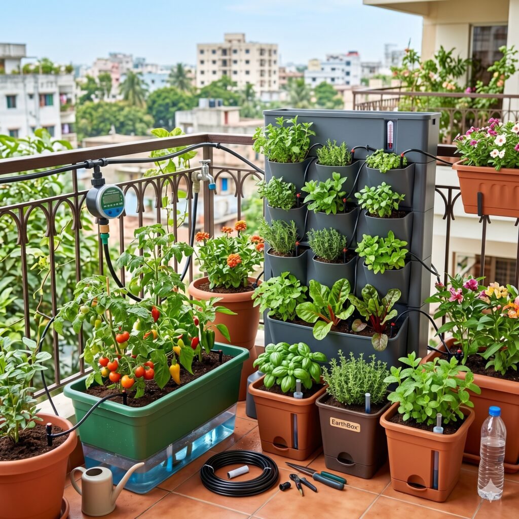 7 Best Self-Watering Systems for Balcony Vegetable Gardens (That Actually Work)
