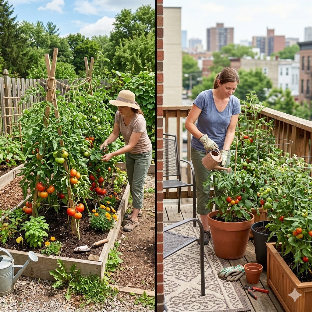 7 Secrets to Grow Huge Tomatoes in Containers Without a Backyard