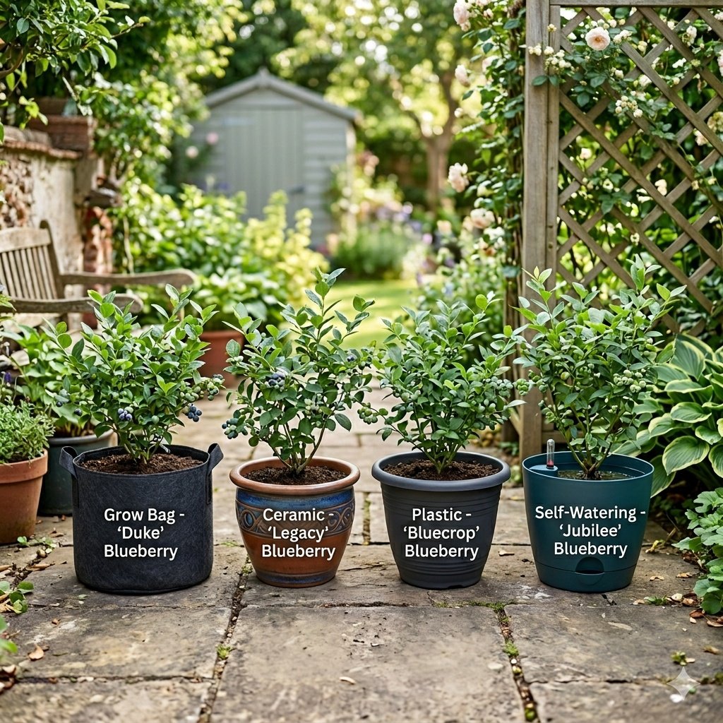 7 Best Blueberry Varieties for Pots and Small Gardens