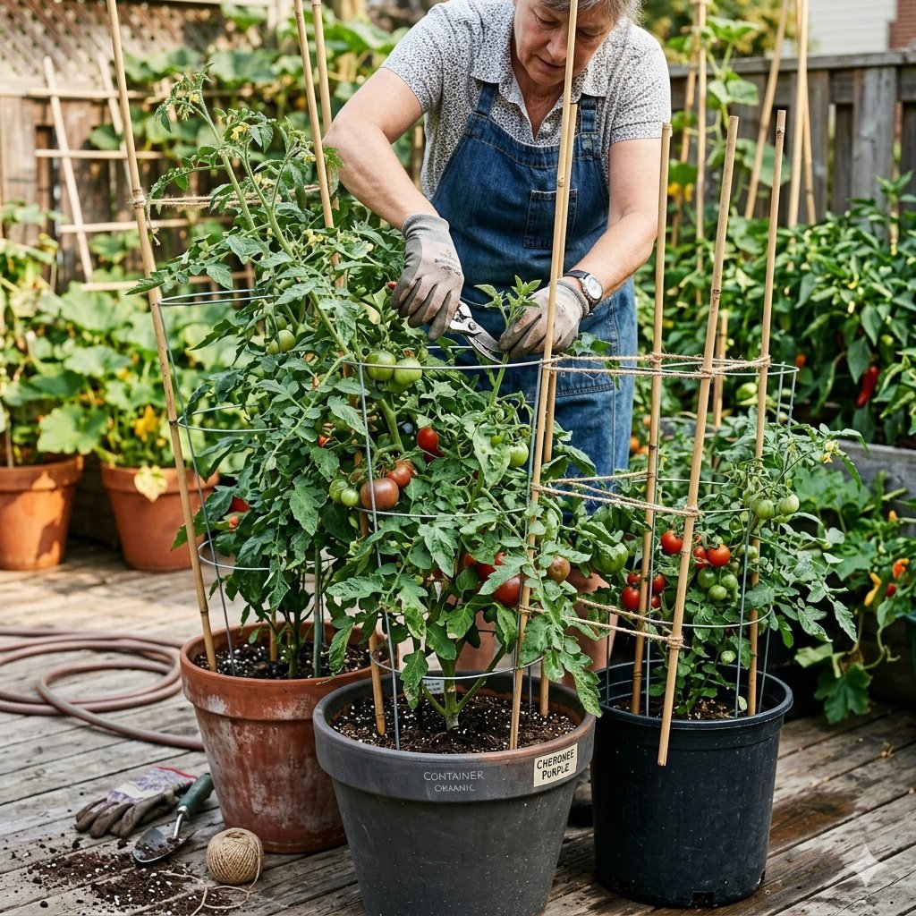 7 Secrets to Grow Huge Tomatoes in Containers Without a Backyard