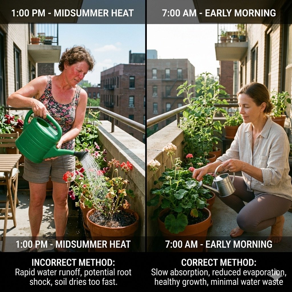 How to Keep Balcony Plants Alive in Summer (15 Proven Heat Protection Tips)