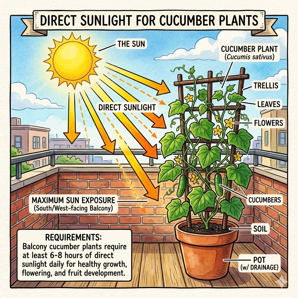 10 Easy Ways to Grow Crispy Cucumbers on a Balcony Garden