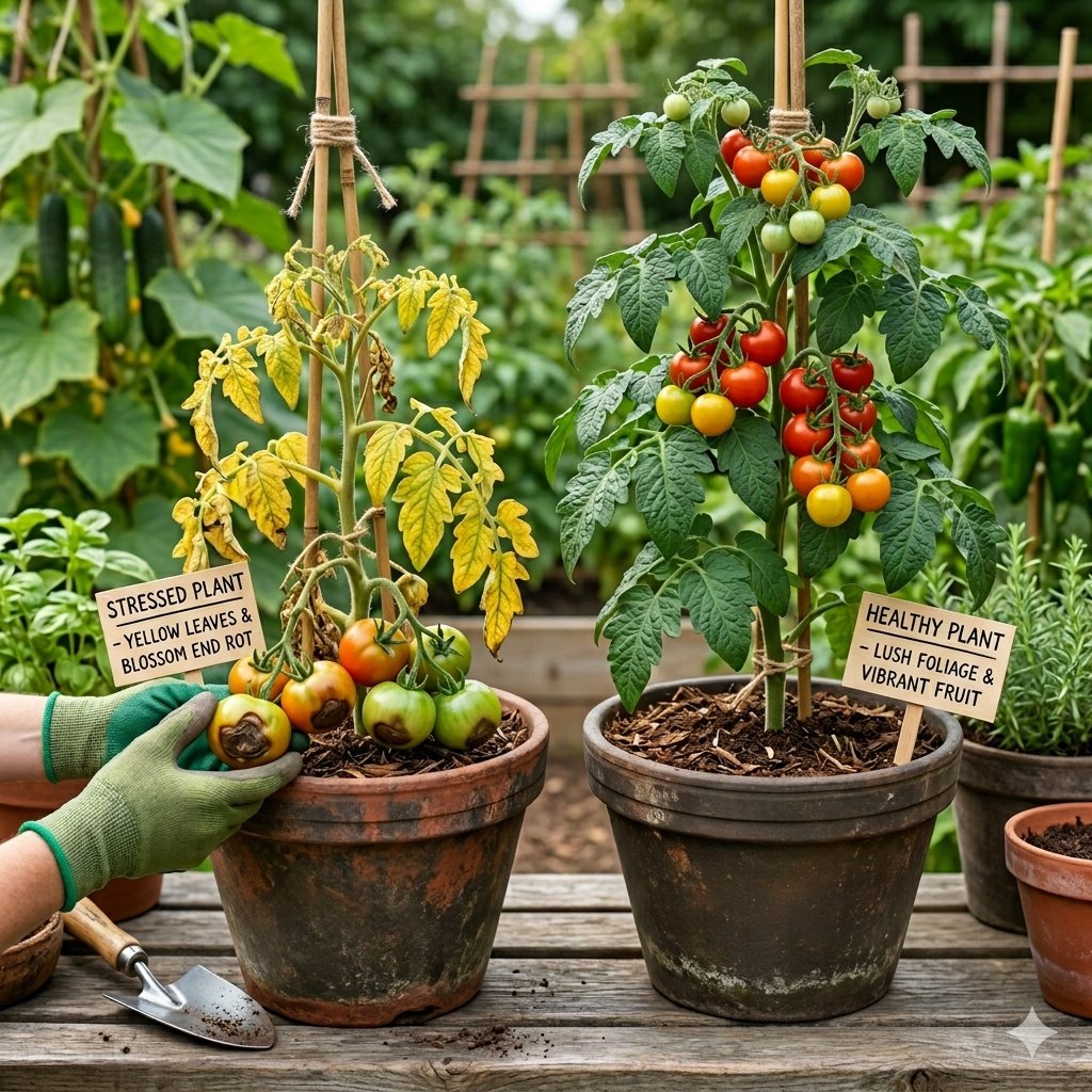 7 Secrets to Grow Huge Tomatoes in Containers Without a Backyard