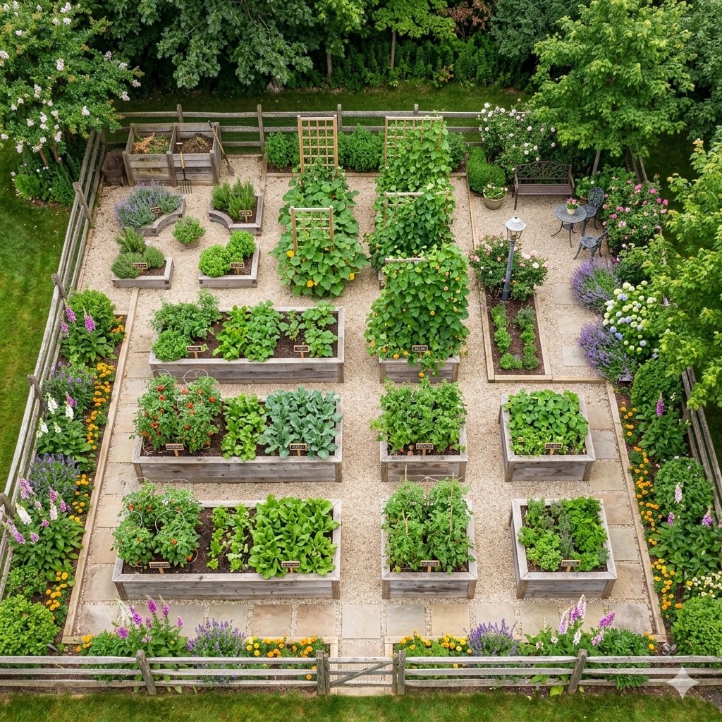 17 Raised Bed Garden Layout Ideas for Bigger Harvests and Better Organization