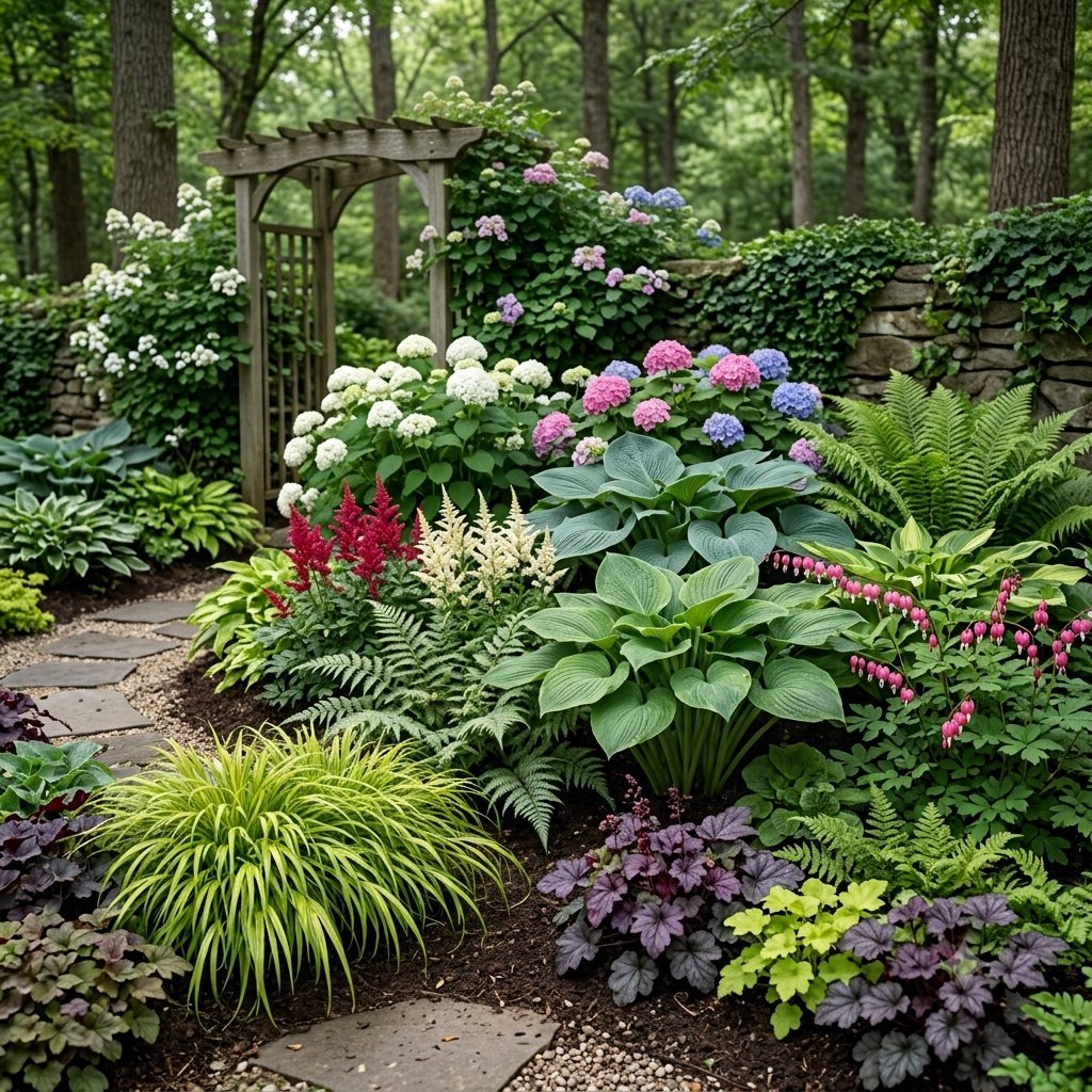15 Shade Garden Ideas for Dark Corners of Your Yard