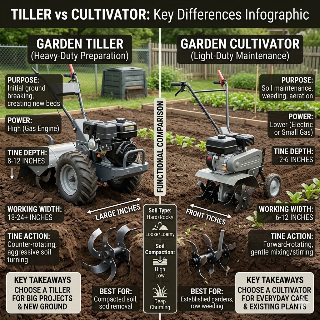 5 Best Garden Tillers & Cultivators for Raised Beds & Vegetable Gardens