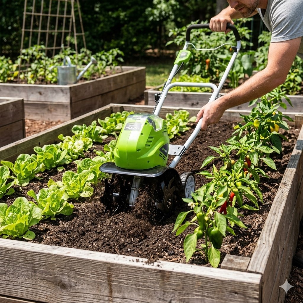 5 Best Garden Tillers & Cultivators for Raised Beds & Vegetable Gardens
