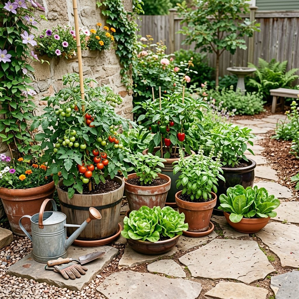 15 Tiny Backyard Vegetable Garden Ideas for Growing More in Less Space