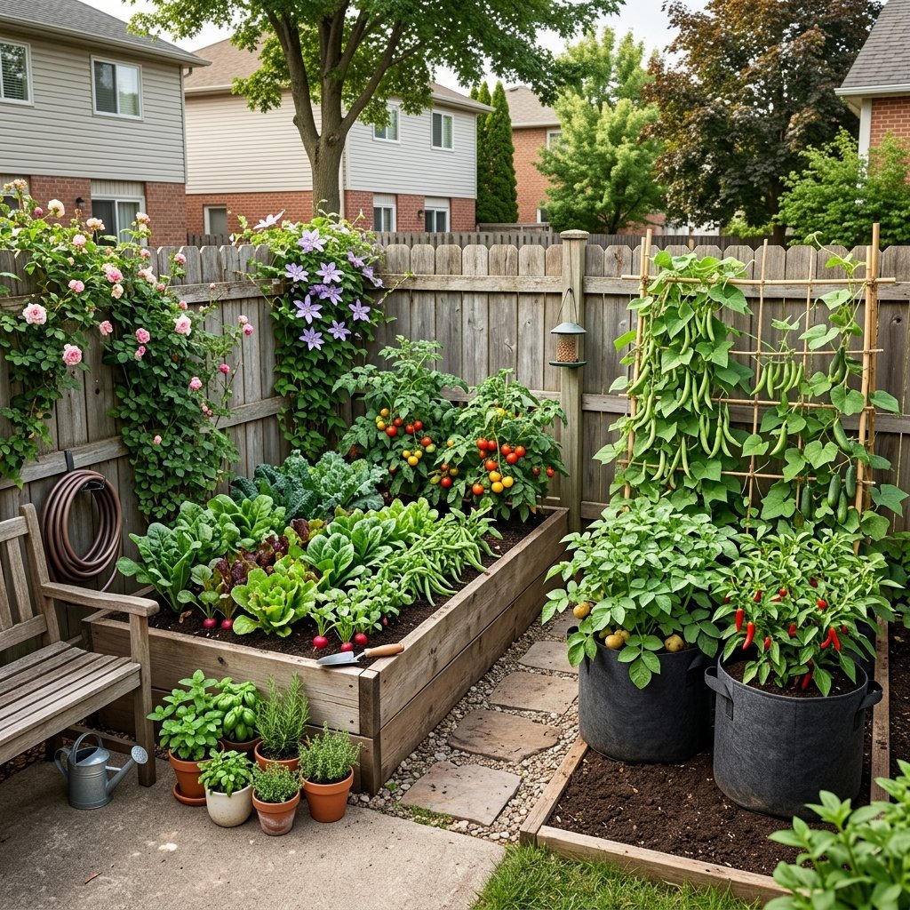 15 Tiny Backyard Vegetable Garden Ideas for Growing More in Less Space